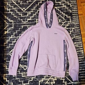 Levi's Lavender Hoodie with Logo Accents